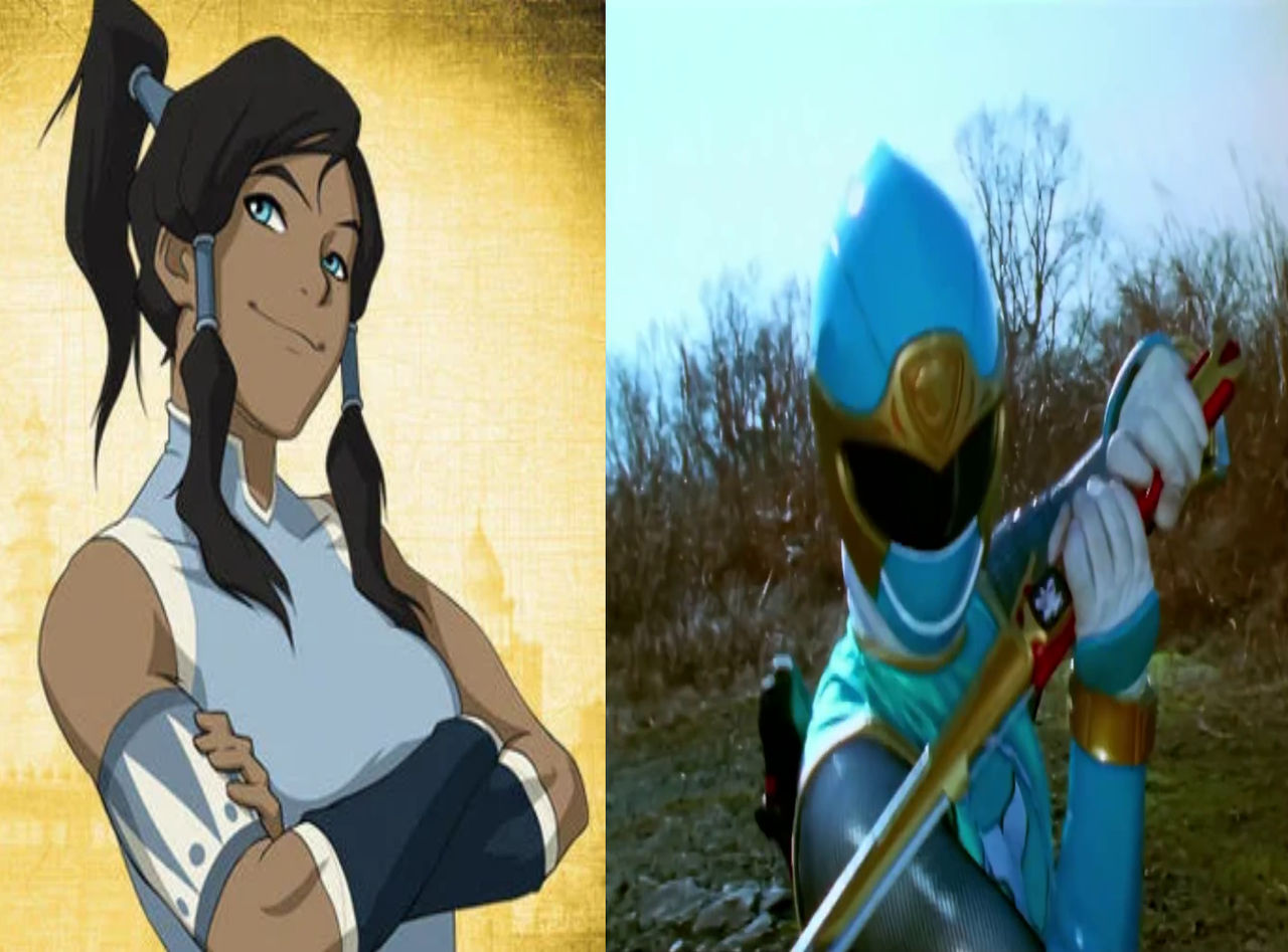 Avater korra the ninjastrom blue ranger by ShadowRider95033 on DeviantArt