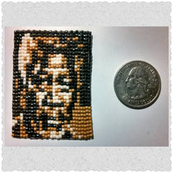 Morgan Freeman Beaded