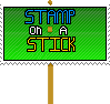 Stamp On a Stick