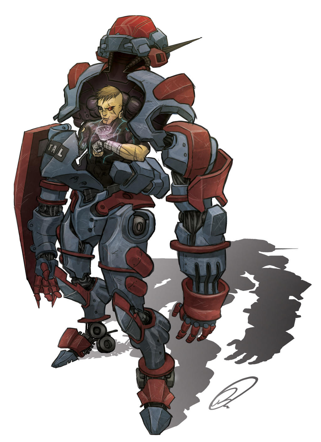 Hardsuit Mech Mech suit by balebale on DeviantArt