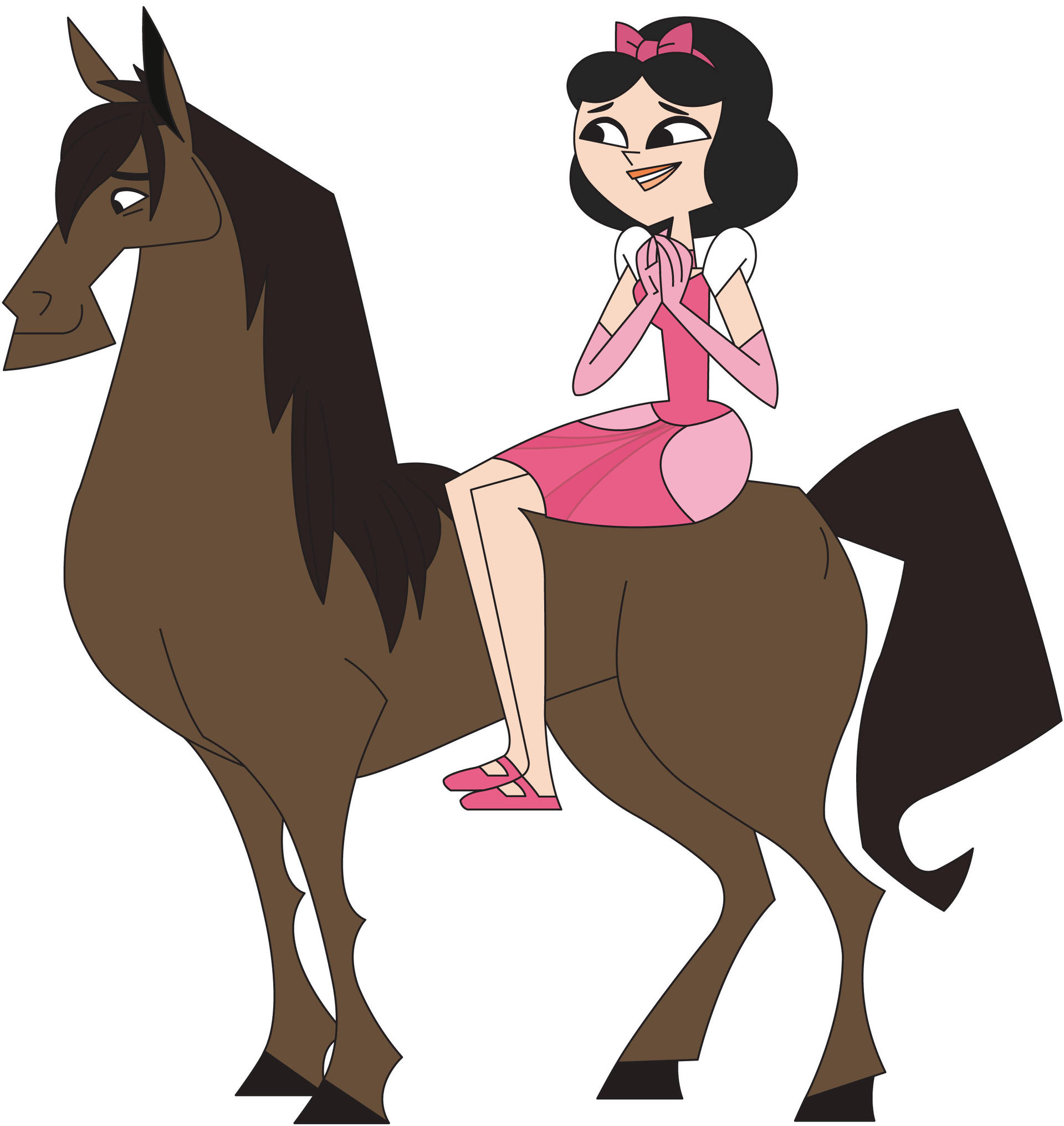 Ella Ride the Horse by harry2709 on DeviantArt