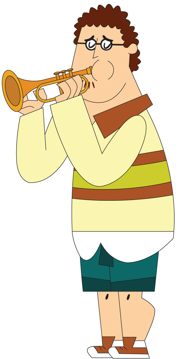 Sam plays a Trumpet by harry2709 on DeviantArt