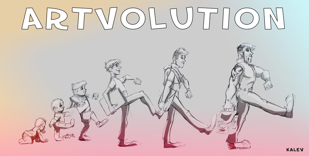True Evolution is Artvolution. by KalevArt on DeviantArt