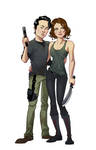 Glenn and Maggie by pungang