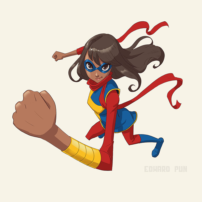 Ms. Marvel by pungang on DeviantArt