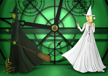 Wicked - Elphaba and Glinda