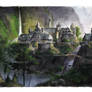 Lord of the Rings: Rivendell watercolor