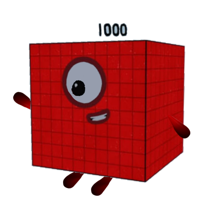 Numbers Blocks 101000 Numberblocks 1000 by DouglasEmanuel on DeviantArt
