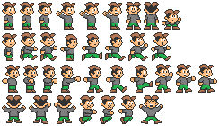 Mickey Lazlo Original Sprite Sheet by BlackJaguarGX64 on DeviantArt