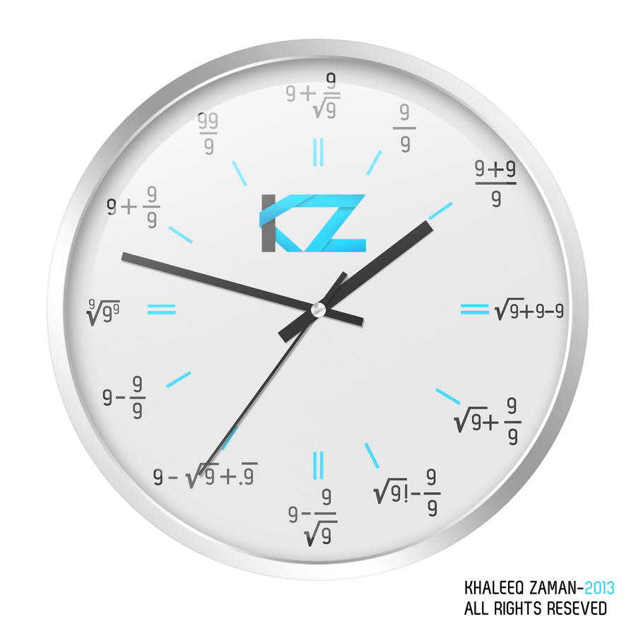 Creative Mathematical Clock