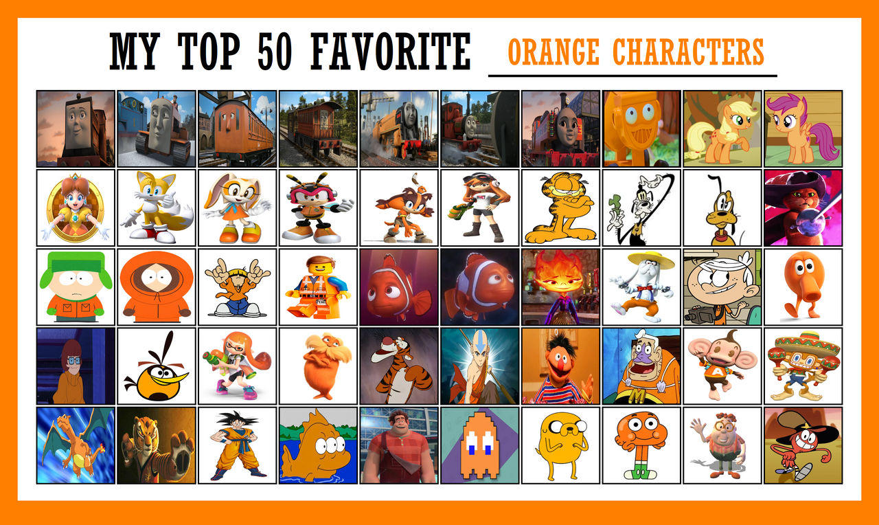 Code Orange Characters My Top 50 Favorite Orange Characters by NoahIsHere18 on DeviantArt