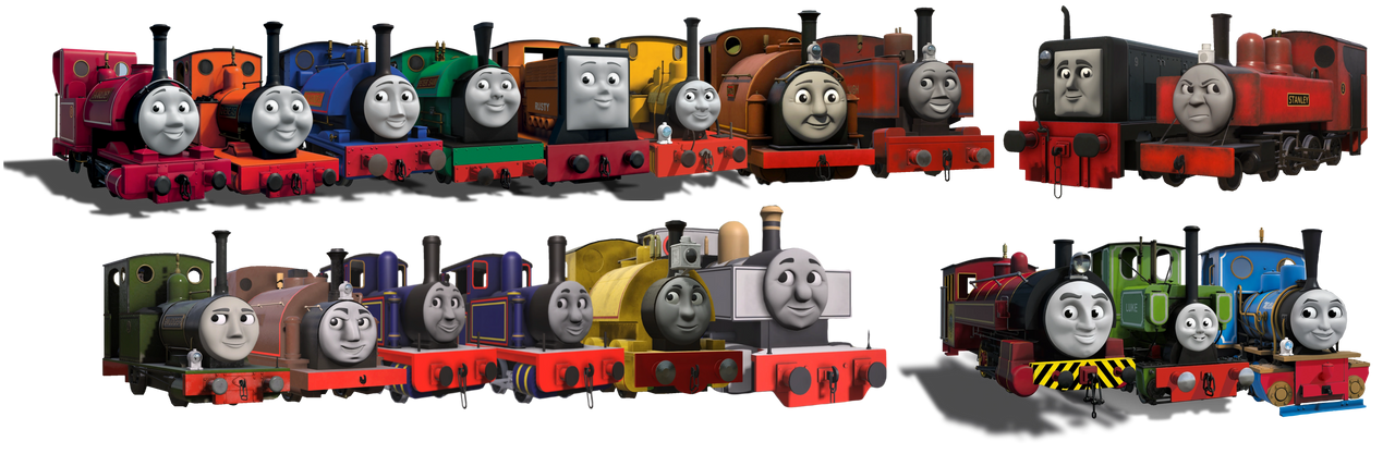 CGI Narrow Gauge Engines by NoahIsHere18 on DeviantArt