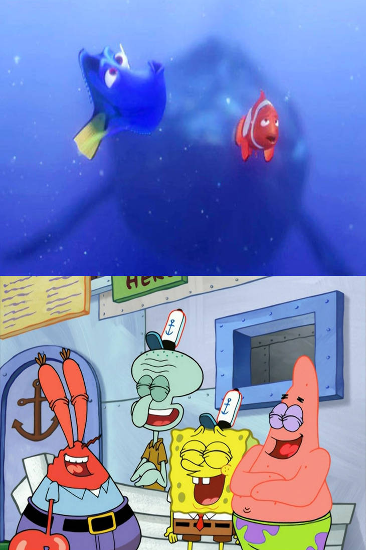 The Sea Creatures Laugh at Dory Speaking Whale by NoahIsHere18 on