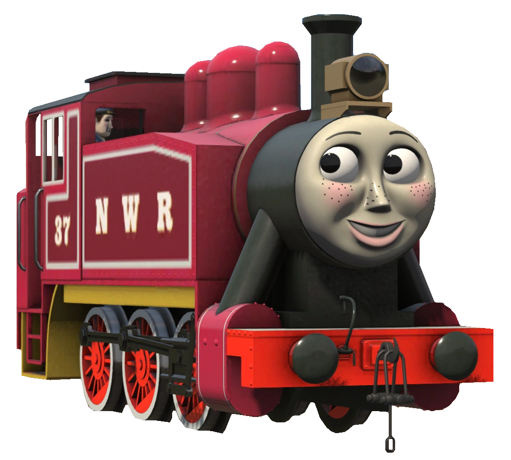 Rosie (Red Livery) CGI Trainz Transparent by NoahIsHere18 on DeviantArt