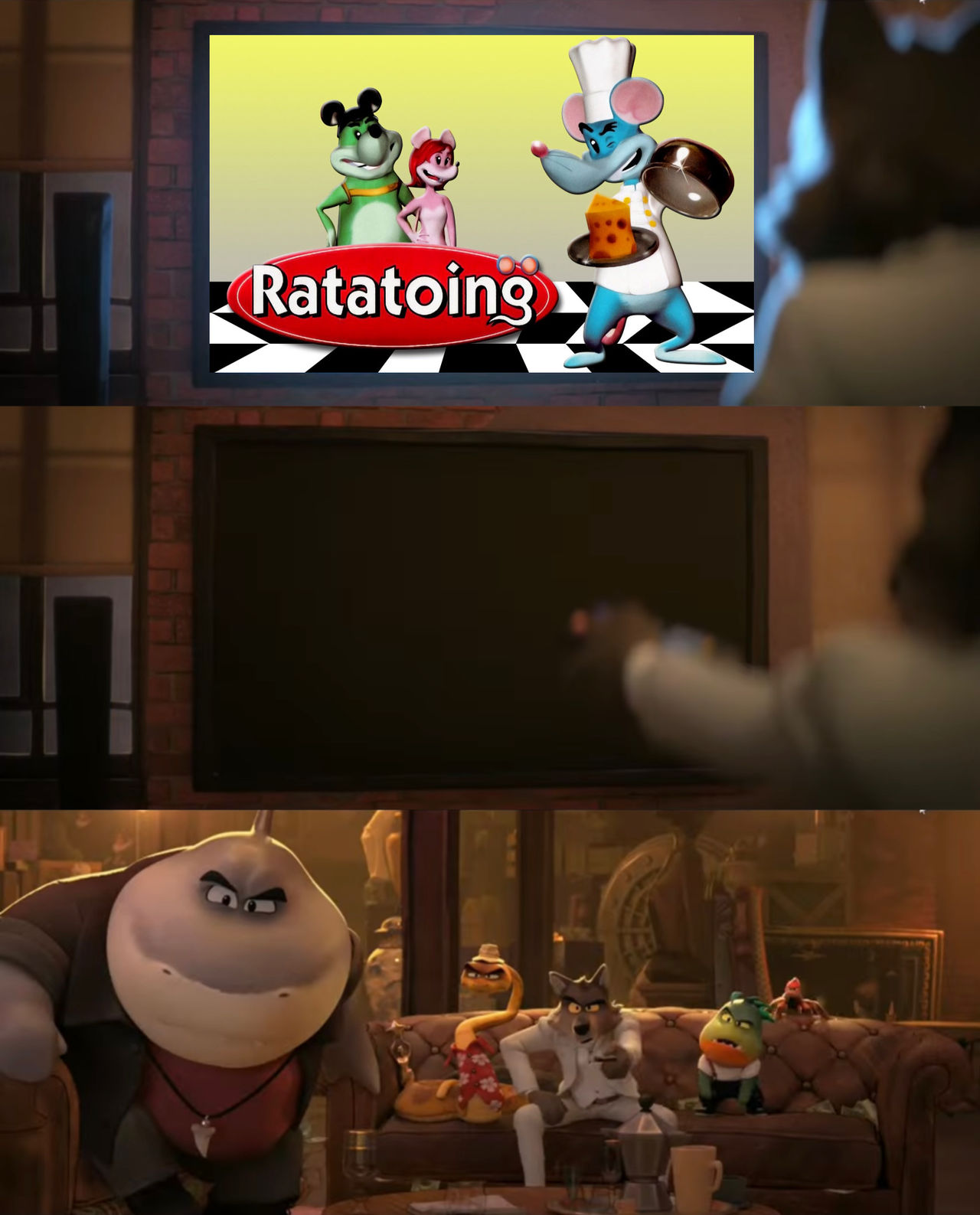 Mr. Wolf Turns Off Ratatoing by NoahIsHere18 on DeviantArt