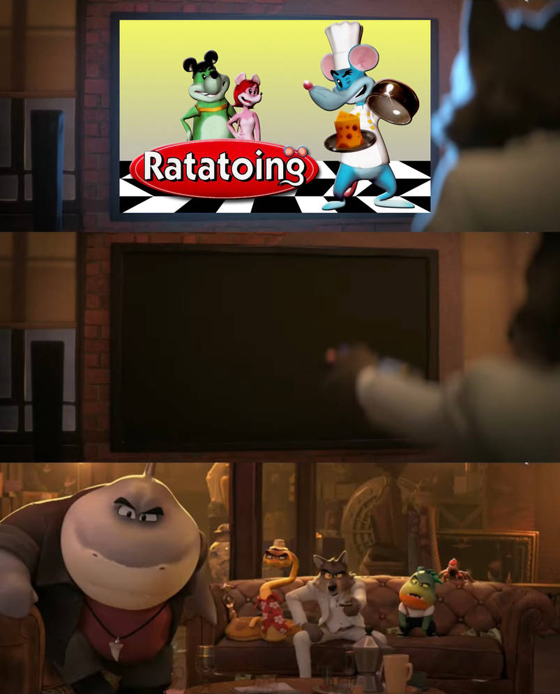 Mr. Wolf Turns Off Ratatoing by NoahIsHere18 on DeviantArt
