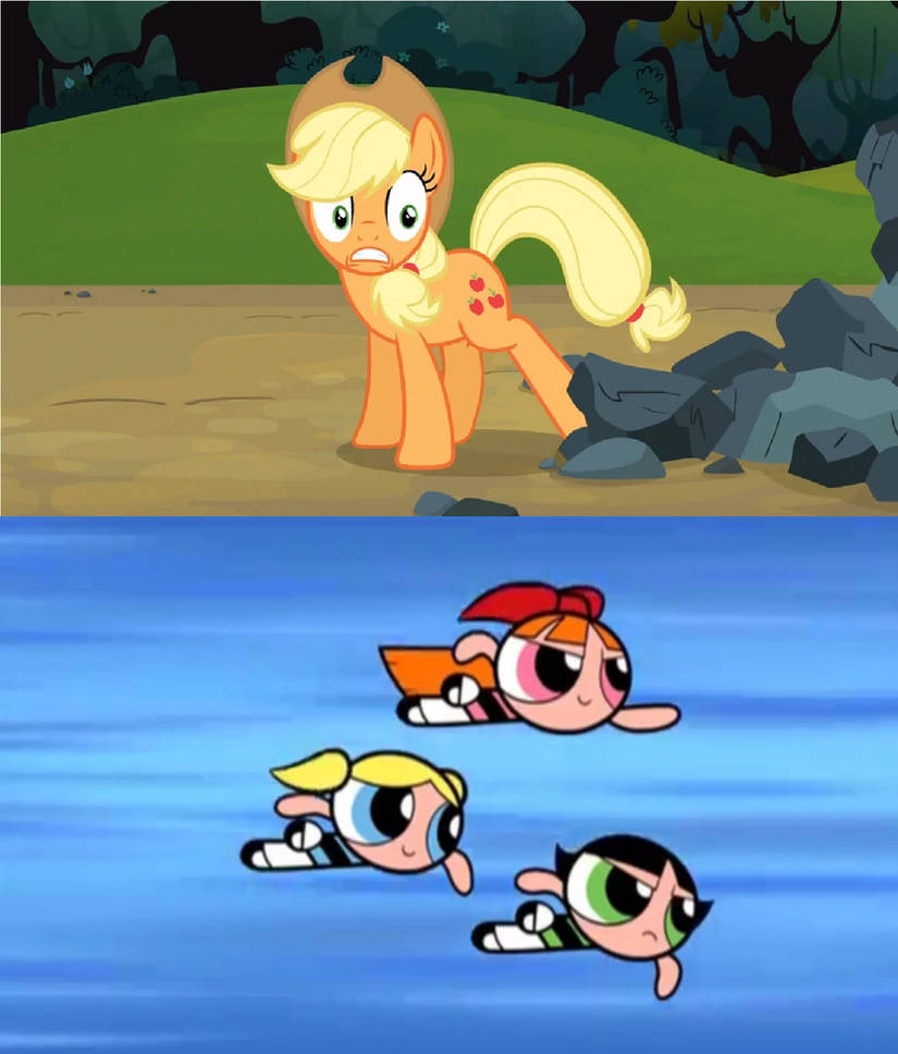 Powerpuff Rescuing The Powerpuff Girls Rescue Applejack by NoahIsHere18 on DeviantArt