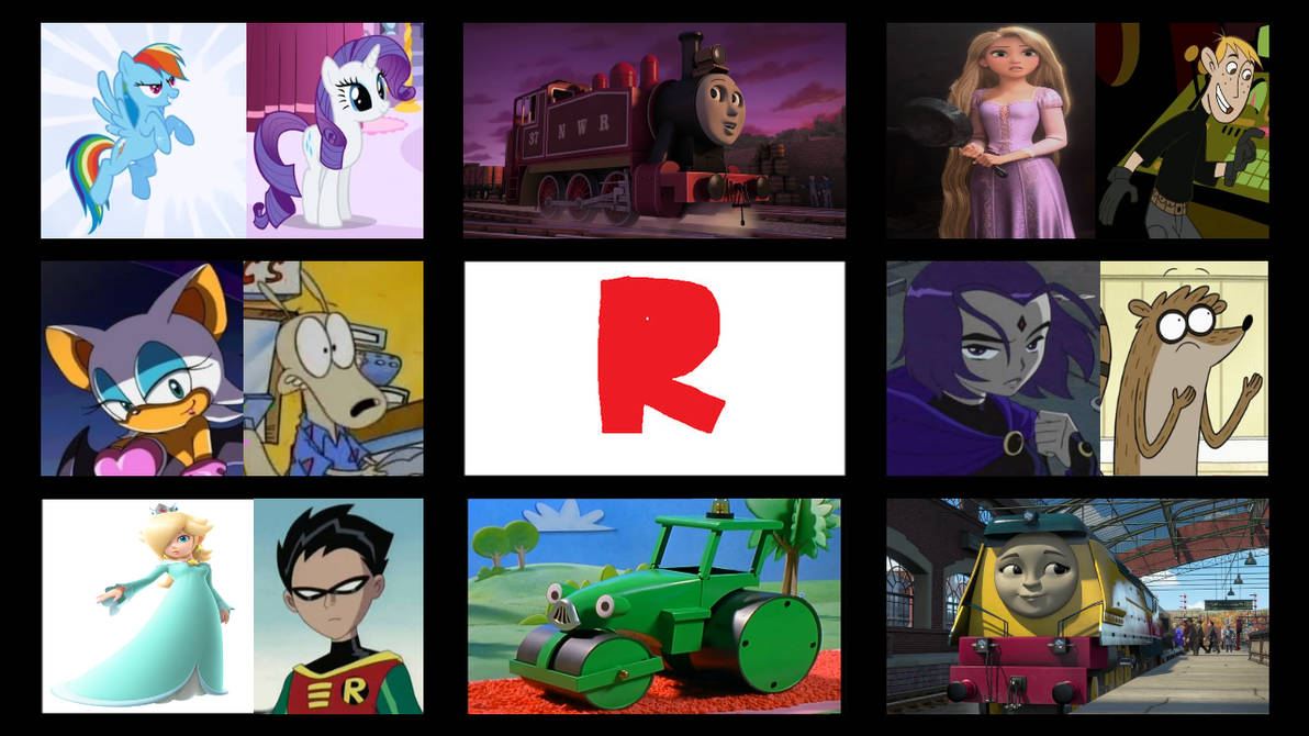 My Favorite Letter R Characters by NoahIsHere18 on DeviantArt