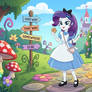 Rarity in Alice's Dress