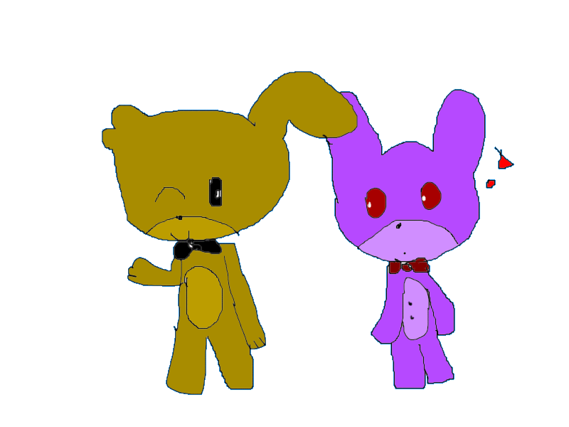 Bonnie and Springtrap by EdgyyWaffle on DeviantArt