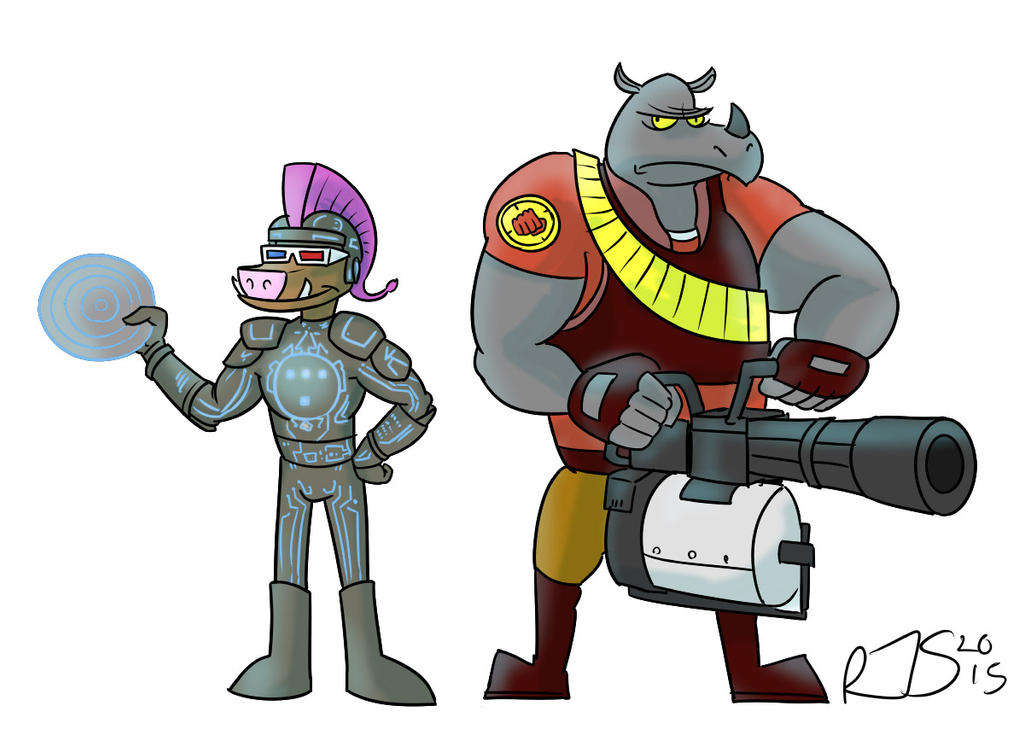 Bebop and Rocksteady 2015 by ronnieraccoon on DeviantArt