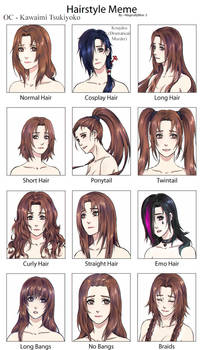 HairStyle Meme (Kawaimi Tsukiyoko)