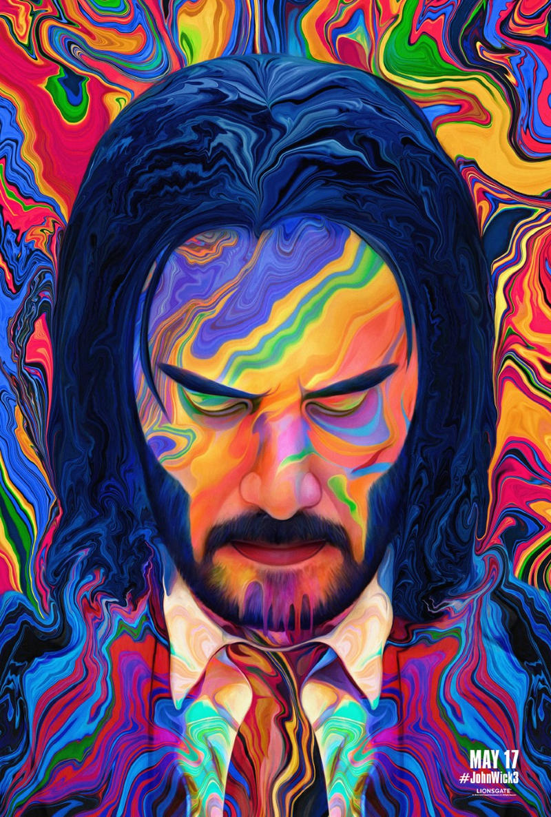 'John Wick 3' Painted Poster