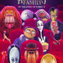 'The Addams Family' Illustrated Poster