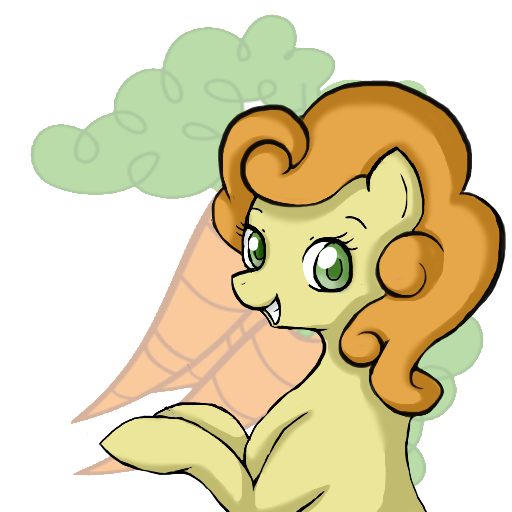 a pony named carrot top