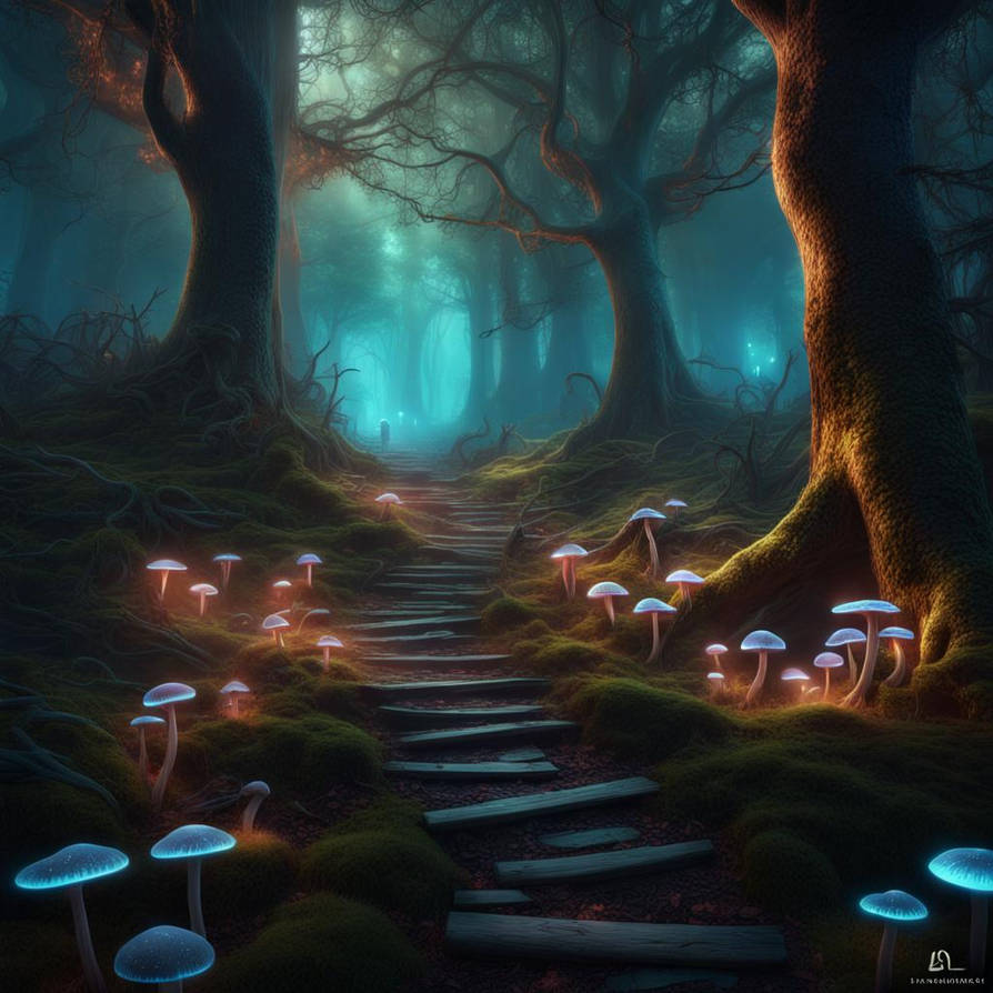 Mushers Path Mushroom path by Garosal on DeviantArt