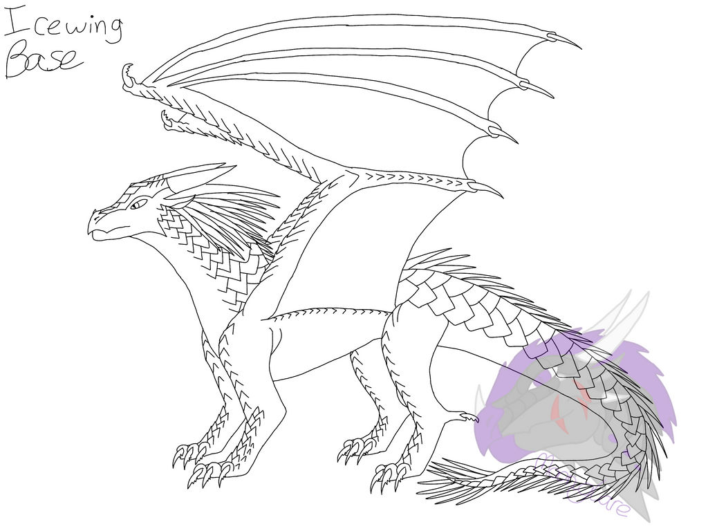 Custom Icewing Base Icewing Base by MoonglareTheHybrid on DeviantArt