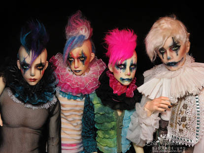 BJD Clown Posse by Pepstar