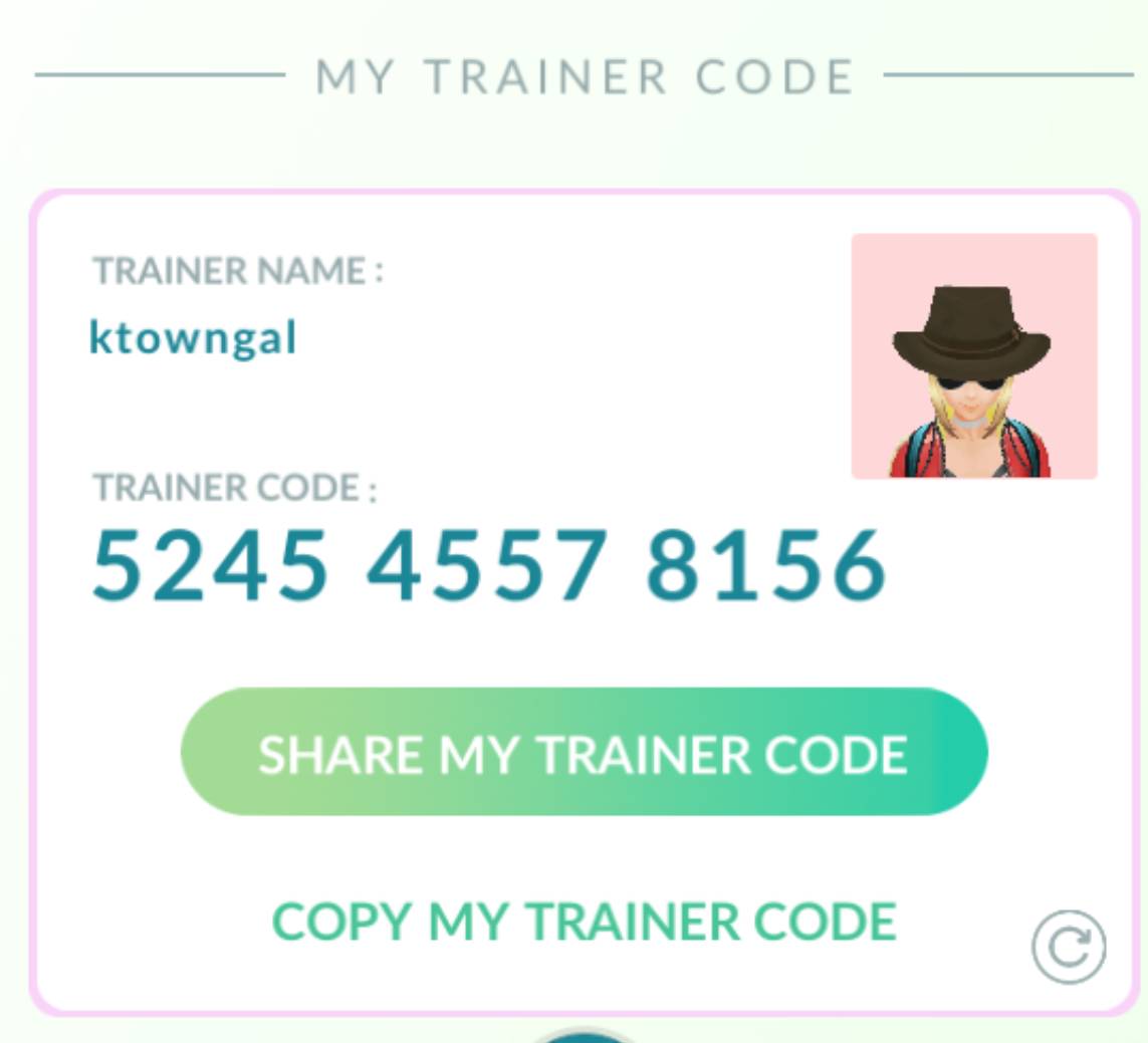 Pokémon GO Friend Codes