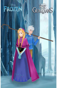 Anna Frozen and Jack Frost