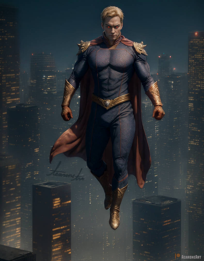 Homelander Back Side The Homelander by AearoneArt on DeviantArt