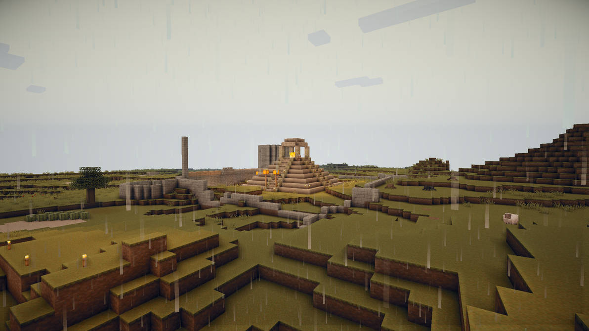 A Minecraft Temple by Davidobot on DeviantArt