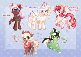 MLP Auction - Cake Ponies 1 (CLOSED)