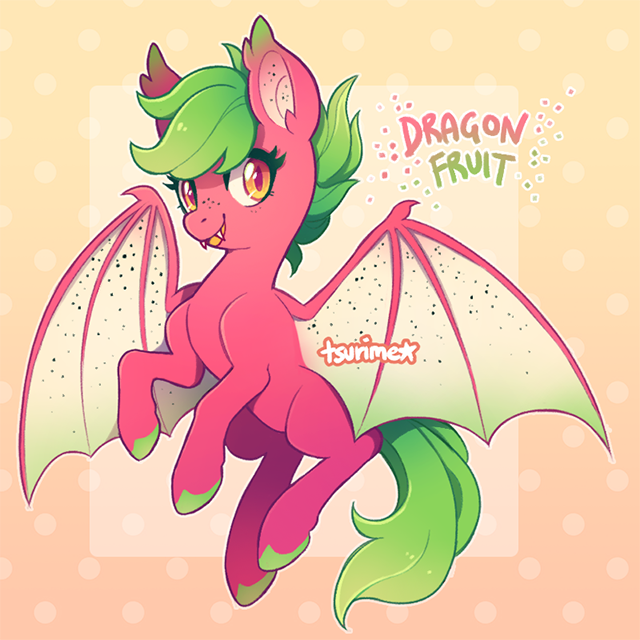 (MLP Adoptable Auction) Dragonfruit Bat (CLOSED)