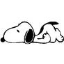 Snoopy Sleeping Unpixled