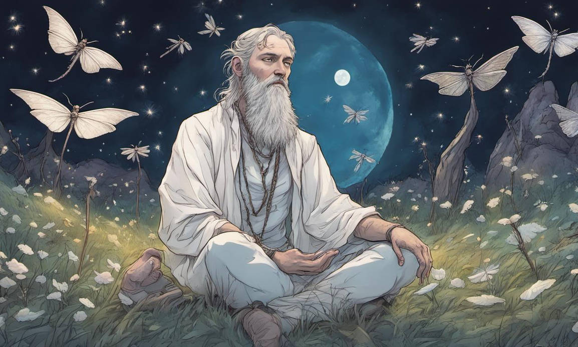 Bearded Homeless Deviantart white homeless male medium beard sits meditating I by 3rdai on DeviantArt