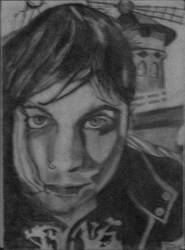 Drawing I gave to Frank Iero