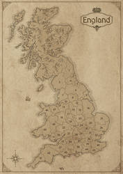 Map of England by MirzaBecukic
