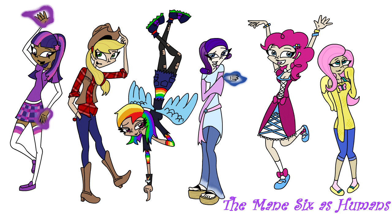 The Mane Six as Humans