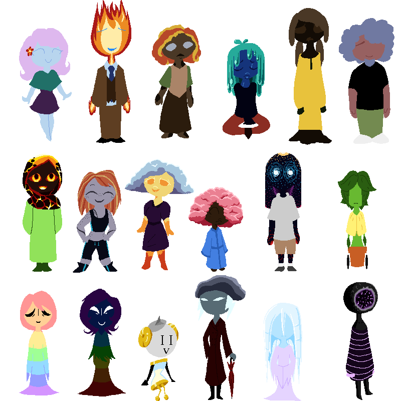 Elements Sprites Elemental Sprites by InsanelyADD on DeviantArt