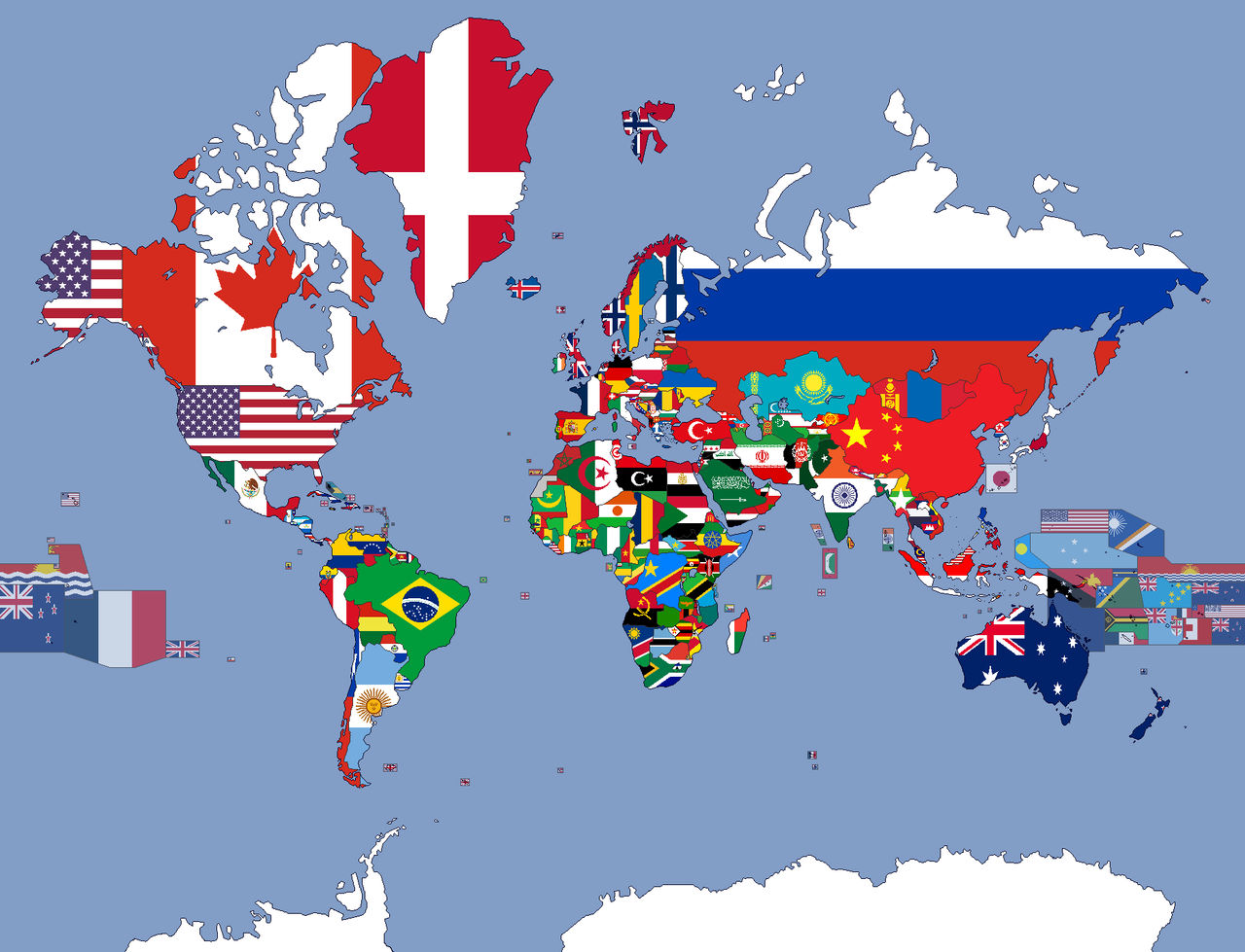 Small Map Refrence World Flag Map Small Scale Reference Image (3.0) by WilliamMappingz on ...