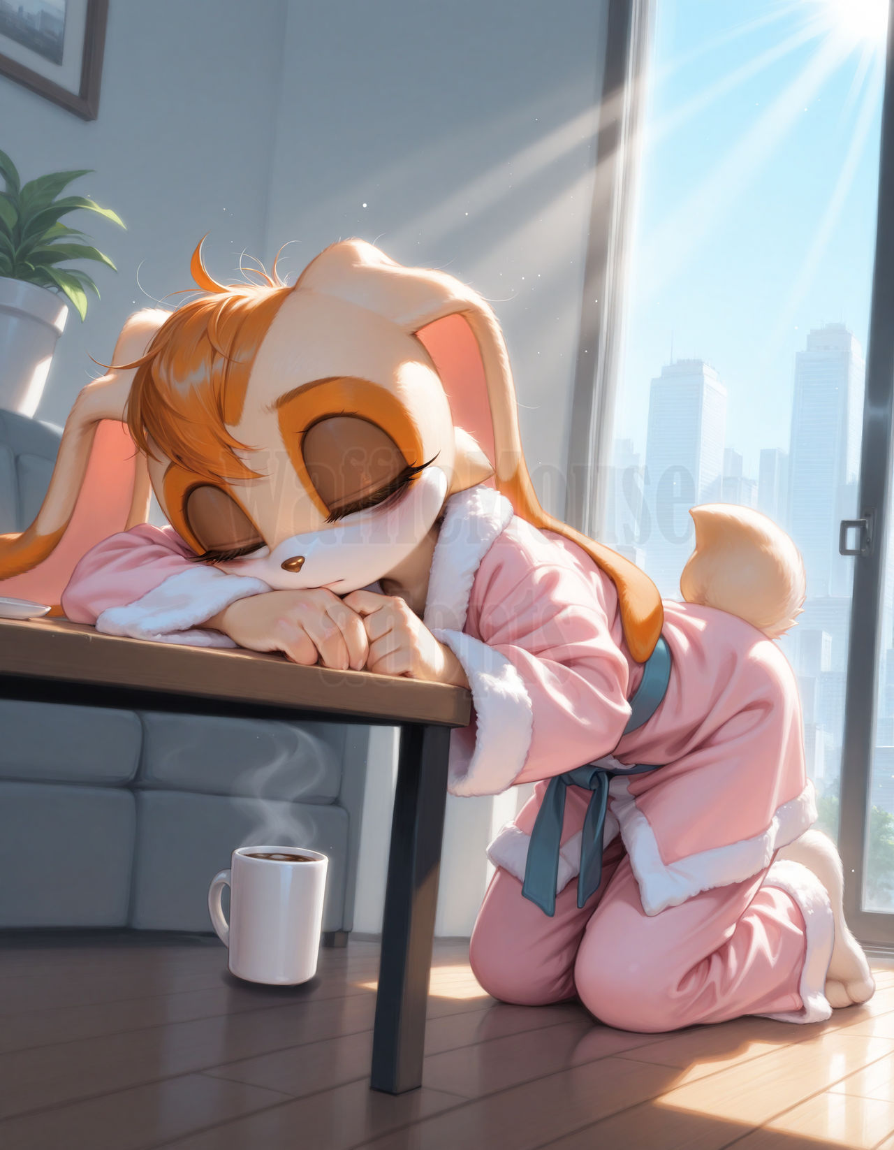 Cream The Rabbit Pyjamas Cream the Rabbit | Good morn... by WaffleMouseAdopts on DeviantArt
