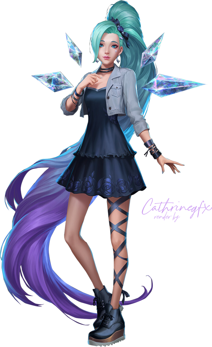KDA The Baddest Seraphine Render By Sineerie On DeviantArt kda-the-baddest-seraphine-render-by-sineerie-on-deviantart