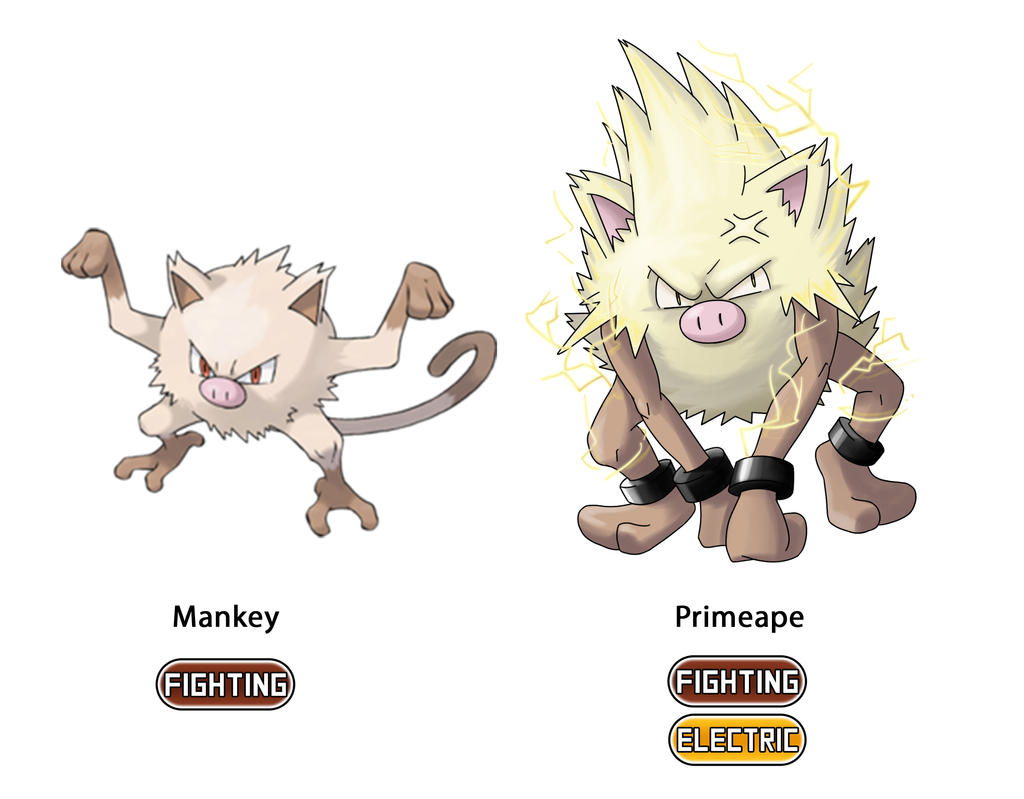 Fakemon: Primeape Regional Variant