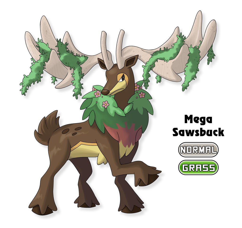 Fakemon: Mega Sawsbuck