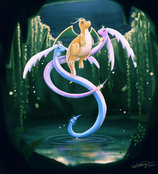 Dragonite at Night